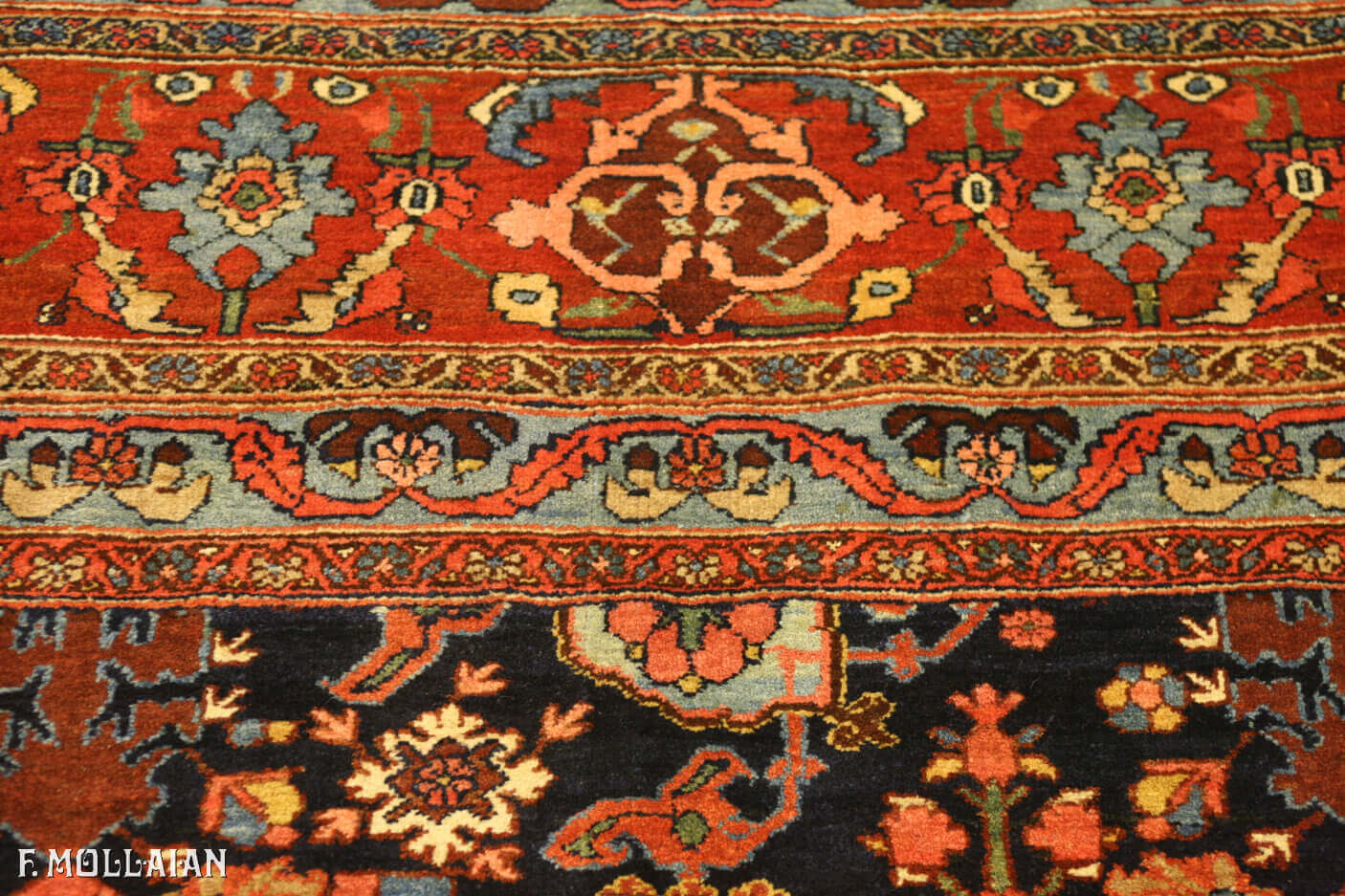 Tapis Persan Antique Bijar (Bidjar) n°:57847487